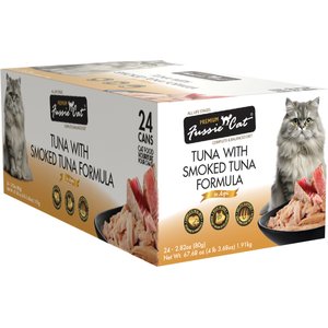 FUSSIE CAT Premium Tuna & Anchovies in Aspic Grain-Free Wet Cat Food, 2.82-oz, case of 24 - Chewy.com FUSSIE CAT Premium Tuna & Anchovies in Aspic Grain-Free Wet Cat Food, 2.82-oz, case of 24 - Chewy.com