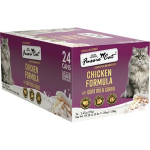FUSSIE CAT Super Premium Chicken with Beef in Goat Milk Gravy