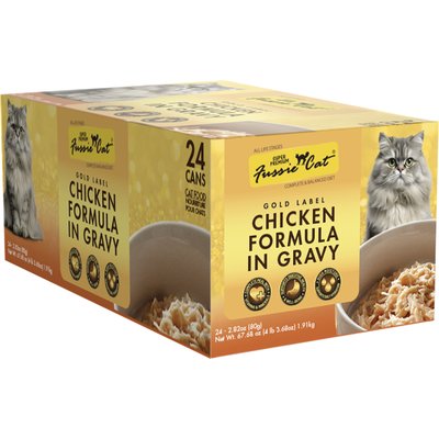 Fussie Cat Fussie Cat Premium Chicken in Gravy Canned Cat Food, 2.82-oz, 24 ct