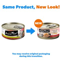 Fussie Cat Premium Tuna with Salmon Formula in Aspic Grain-Free Canned Cat Food, 2.82-oz, case of 24 slide 2 of 8