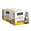 Fussie Cat Premium Tuna & Anchovies in Aspic Grain-Free Wet Cat Food, 2.82-oz, case of 24