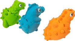 Critta Fitta Latex Squeaky Alligator Dog Toy, 4.5 × 2.8 × 4-in, Blue slide 2 of 9