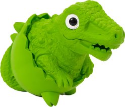 Critta Fitta Latex Squeaky Alligator Dog Toy, 4.5 × 2.8 × 4-in, Green