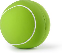 Critta Fitta Latex Squeaky Tennis Ball Dog Toy, Grass Green, 3 x 3 x 3-in