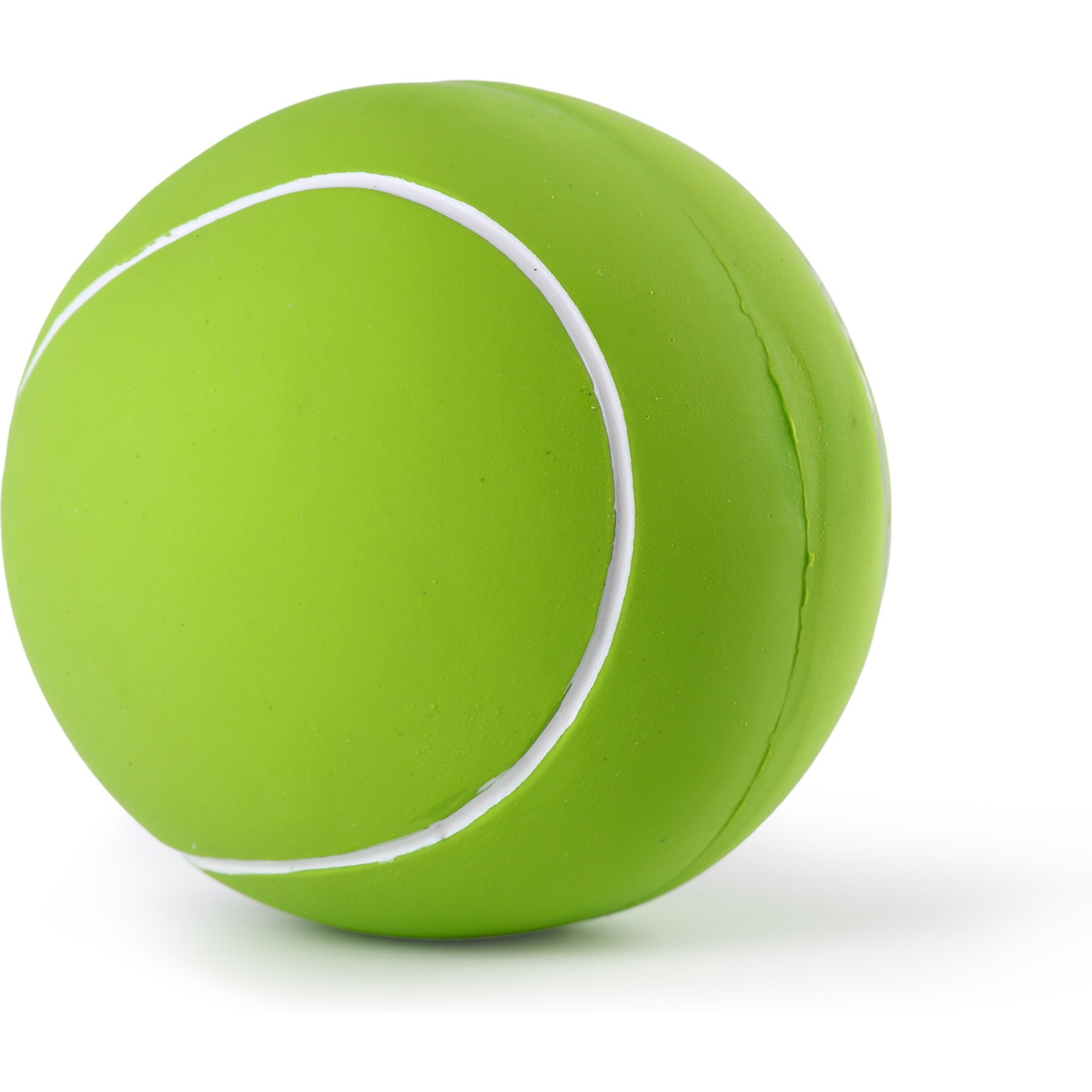 Critta Fitta Latex Squeaky Tennis Ball Dog Toy, Grass Green, 3 x 3 x 3-in
