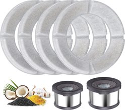 UPSKY Round Dog Water Bowl Replacement Filter, 4 count