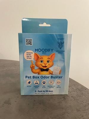 Show full view: MoodifyPet Odin limited Edition Cat Litter Box Odor Neutralizer, 4.74-oz, 3 count slide 2 of 7