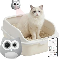 Siipet Super AI Powered Health Monitoring Cat Camera, Grey slide 1 of 9