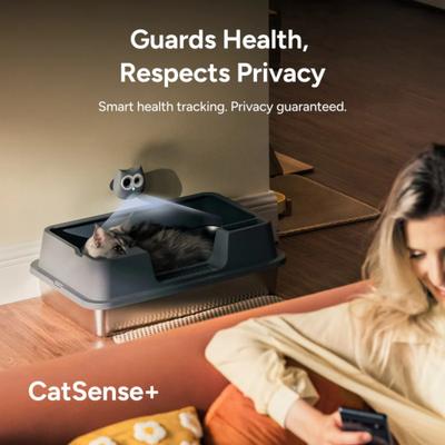 Show full view: Siipet Super AI Powered Health Monitoring Cat Camera, Grey slide 5 of 11