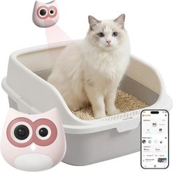 Siipet Litterlens Super AI Powered Health Monitoring Cat Camera, Pink