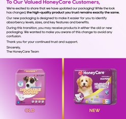HoneyCare All-Absorb Super Absorbent Disposable Female Dog Diapers, Small: 12 to 20-in waist, 40 count slide 2 of 8
