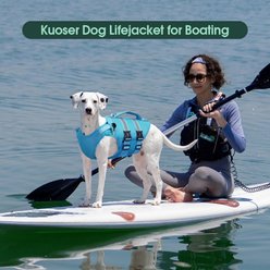 Kuoser Dog Life Jacket, Blue, X-Large slide 2 of 7