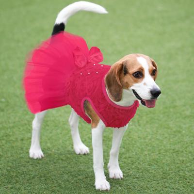 Show full view: Kuoser Personalized Dog Wedding Dress, Rose, Small slide 7 of 7
