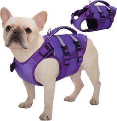 Kuoser Dog Life Jacket, Purple, Medium