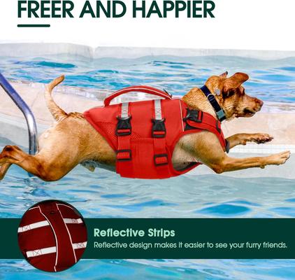 Show full view: Kuoser Dog Life Jacket, Red, X-Large slide 6 of 8