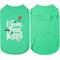 Show in main carousel: Kuoser Summer Protection Personalized Stretchable Dog Shirt, Fluorescent Green, Small slide 1 of 7