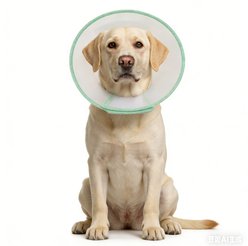 WZ PET Adjustable Dog & Cat Recovery Cone Collar, Green, X-Large