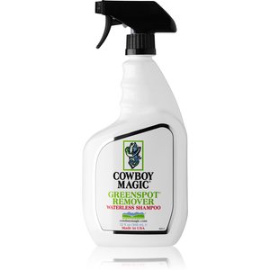 Cowboy Magic GreenSpot Remover Waterless Shampoo Pet Spray, 32-fl oz bottle