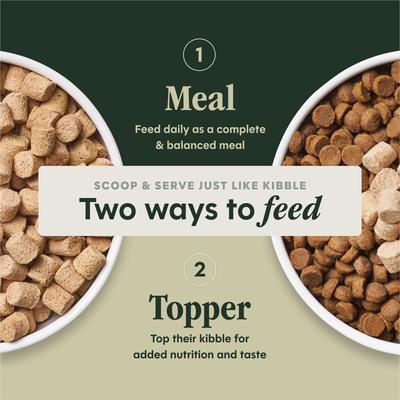Show full view: Instinct FreshDried Bites Grain-Free Wild-Caught Alaskan Pollock Recipe Dog Food, 24-oz bag slide 7 of 10