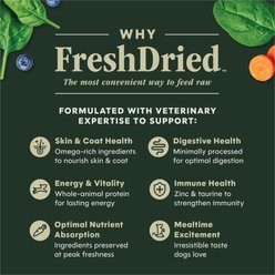 Instinct FreshDried Bites Real Beef Recipe Grain-Free Adult Freeze-Dried Dog Food, 25-oz bag slide 2 of 8