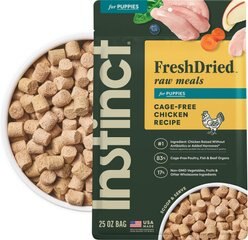 Instinct FreshDried Bites Puppy Grain-Free Cage-Free Chicken Recipe Freeze-Dried Dog Food, 25-oz bag