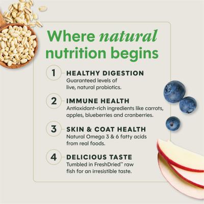 Show full view: Instinct BeNatural Adult Real Beef & Barley Recipe Dry Dog Food, 25-lb bag slide 4 of 11