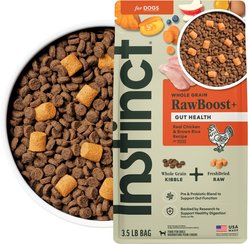 Instinct RawBoost Whole Grain Gut Health Recipe with Real Chicken Dry Dog Food, 3.5-lb bag