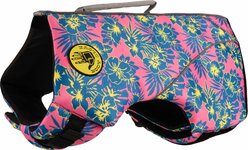 Body Glove Floral Neoprene Dog Life Jacket, Pink, Large