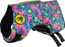 Body Glove Floral Neoprene Dog Life Jacket, Pink, Small