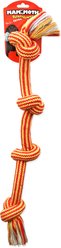 Mammoth Flossy Chews EXTRA 4 Knot Tough Rope Tug Dog Toy, Color Varies, 27-in slide 2 of 3
