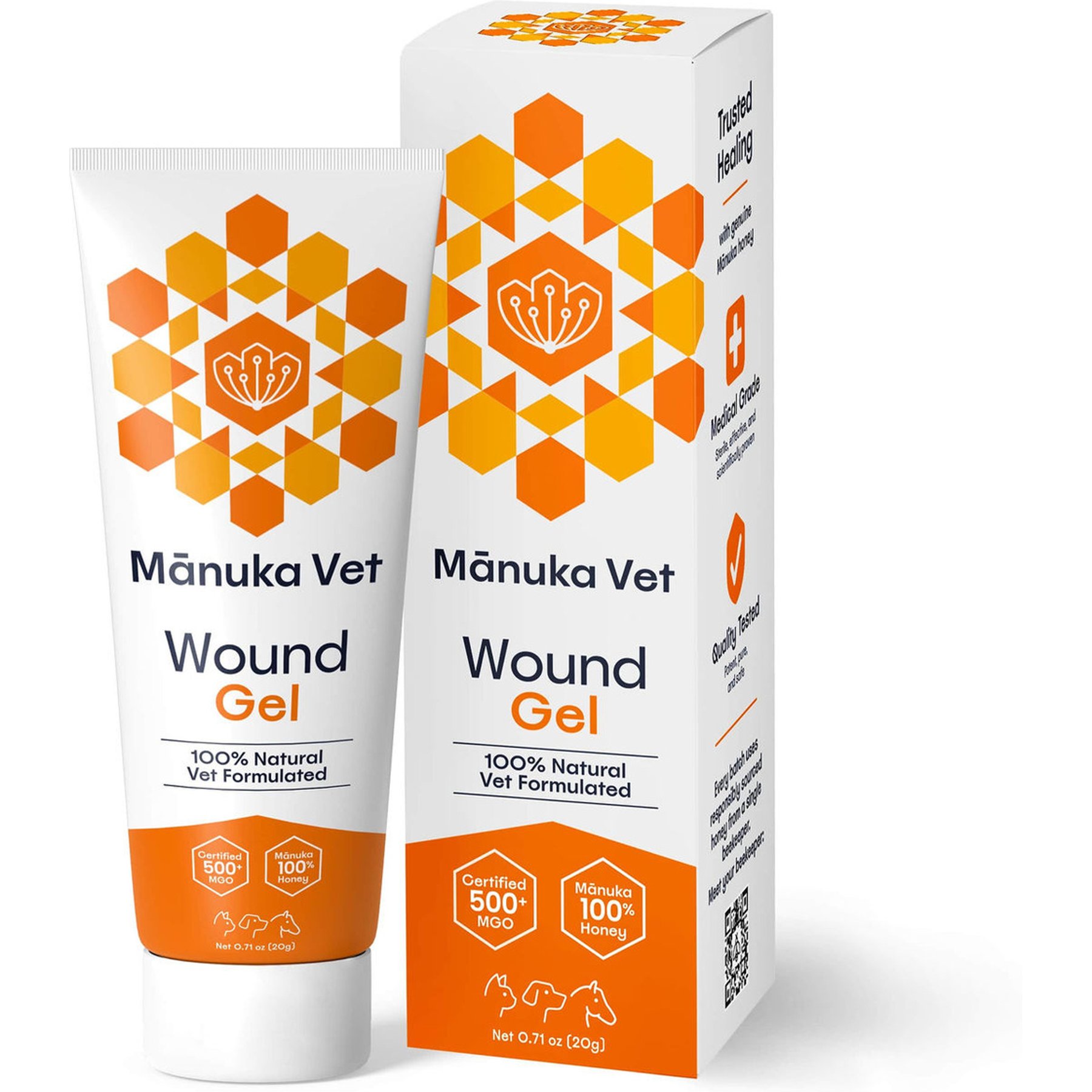 Manuka Vet Wound Gel for Dogs, 0.71-oz tube