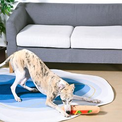 HugSmart Food Party Shaky Sandwich Dog Toy, Yellow, 11.5 x 4 x 2.8-in slide 2 of 3