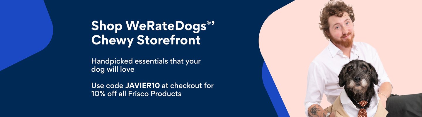 We Rate Dogs' Chewy Storefront