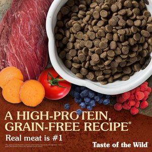 Taste of the Wild High Prairie Grain-Free Dry Dog Food, 28-lb bag