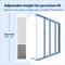 Show in main carousel: PetSafe Sliding 80 11/16-in Glass Pet Door, White, Large slide 9 of 11