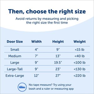 PetSafe Sliding 80 11/16-in Glass Pet Door, White, Medium
