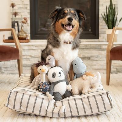 Show full view: Harry Barker Striped Pillow Dog Bed, Large slide 9 of 9