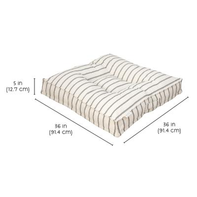 Show full view: Harry Barker Striped Pillow Dog Bed, Large slide 2 of 9