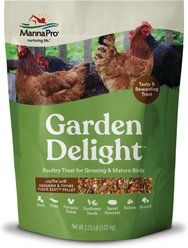 Manna Pro Garden Delight Chicken & Duck Treats, 2.25-lb bag