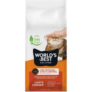 World's Best Low Tracking & Dust Control Multiple Cat Litter, 28-lb
