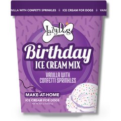 The Lazy Dog Cookie Co. Make-at-Home Ice Cream Mix Birthday Cake Dog Treats, 4.5-oz bag