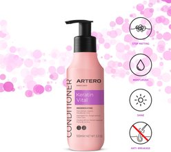 ARTERO Keratin Vital Dog & Cat Conditioner, 3.3-fl oz bottle slide 2 of 6