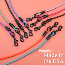 Tailr Waterproof & Odor-Resistant Rope Dog Leash, 4-ft long, 1/3-in wide, Dusty Turquoise slide 2 of 6