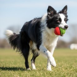 PiFi DentalFlex Nut Dog Chew & Treat Dispensing Toy, Medium/Large, Holiday Red/Green slide 2 of 9