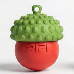 PiFi DentalFlex Nut Dog Chew & Treat Dispensing Toy, Medium/Large, Holiday Red/Green slide 1 of 9