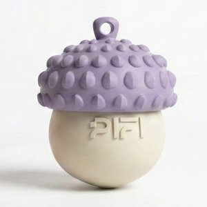 PiFi DentalFlex Nut Dog Chew & Treat Dispensing Toy, Medium/Large, Lavender/Grey