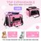 Show in main carousel: Gapzer Top-Expandable Travel Soft Sided Collapsible Washable Carrier for Puppies & Cats, Pink, 19.1 x 11.8 x 11.8-in slide 2 of 9