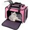 Show in main carousel: Gapzer Top-Expandable Travel Soft Sided Collapsible Washable Carrier for Puppies & Cats, Pink, 19.1 x 11.8 x 11.8-in slide 1 of 9