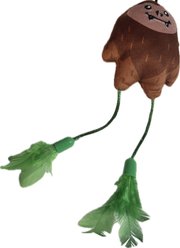 Pet Souvenirs Bigfoot Wand Cat Toy, Brown, 16-in slide 2 of 2