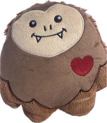 Pet Souvenirs Bigfoot Plush Squeaky Dog Toy, Brown, 8-in slide 2 of 3